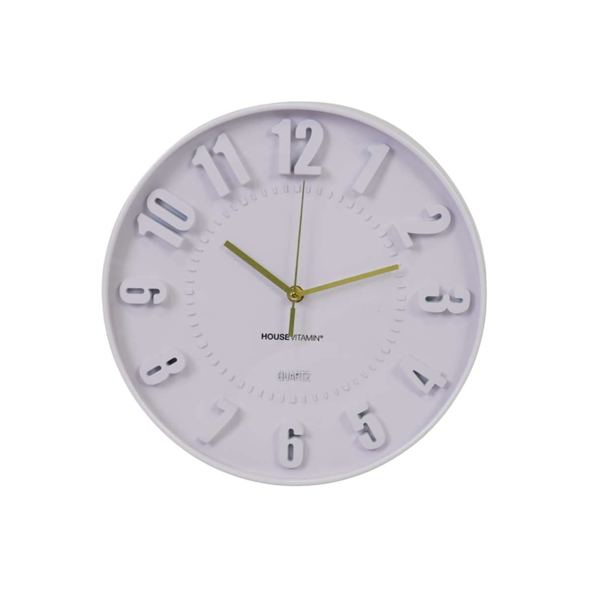 Clock- Wall Clock Numbers- Lilac -30x30x4cm