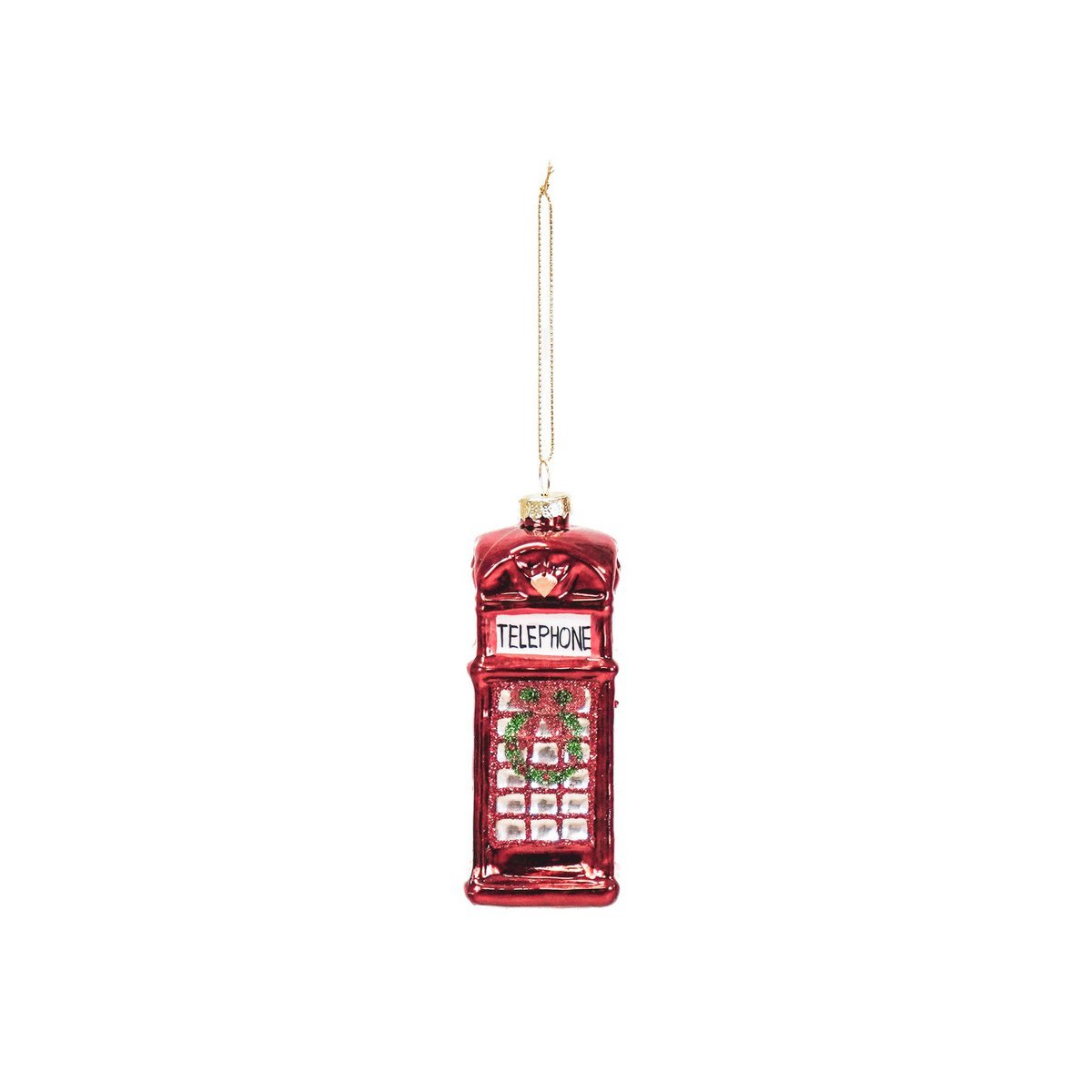 Xmas Hanger - Jubilee Kiosk - Glass - 4,5x4,5x12cm