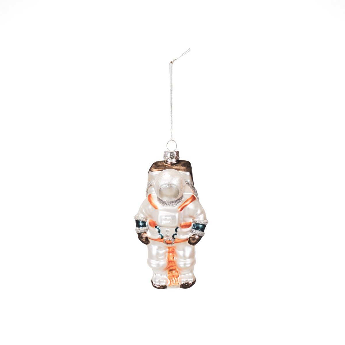 Xmas Hanger - Astronaut - Glass - White - 7,5x7x14cm