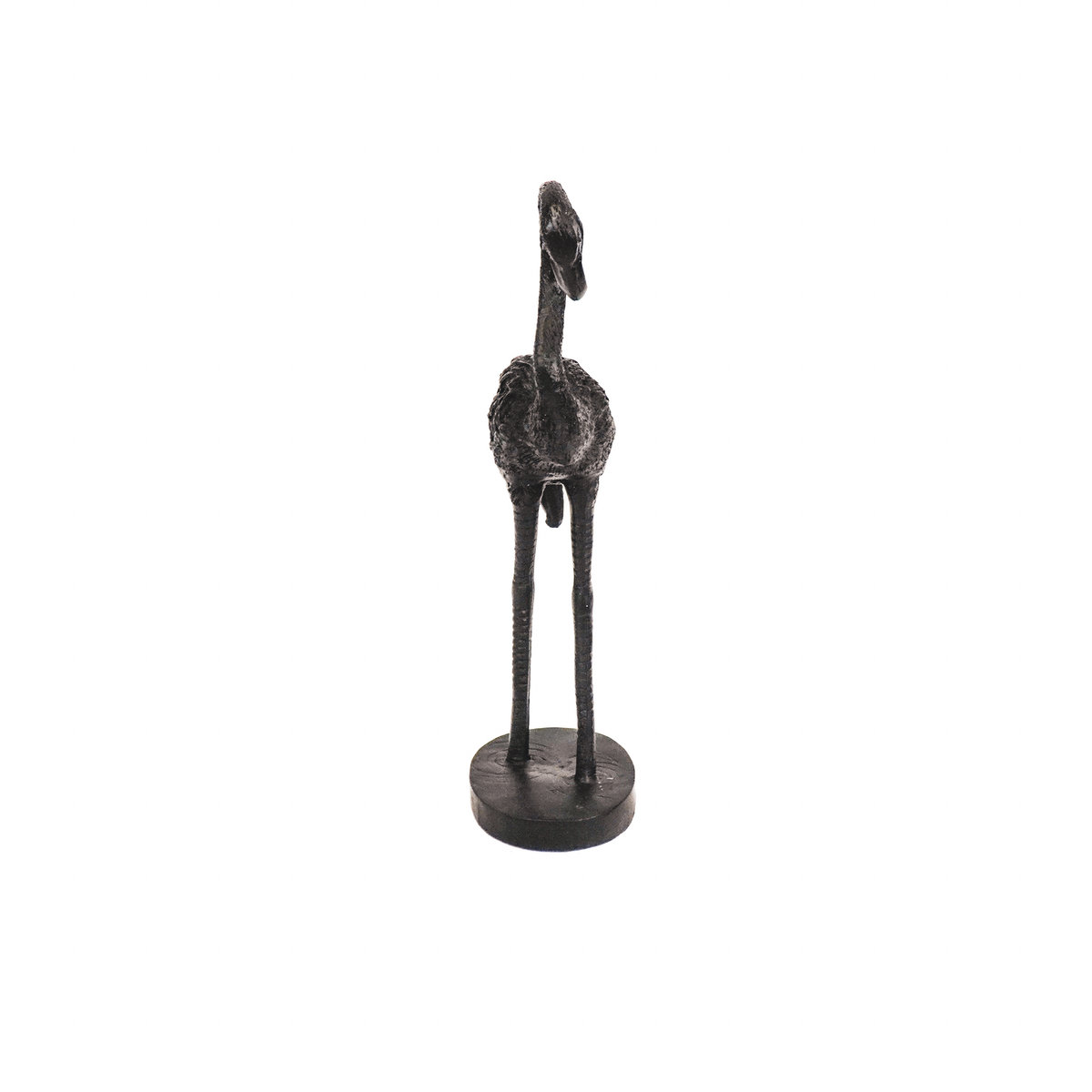 Ornament - Flamingo - Metal - Black - 9x7,5x19,5cm