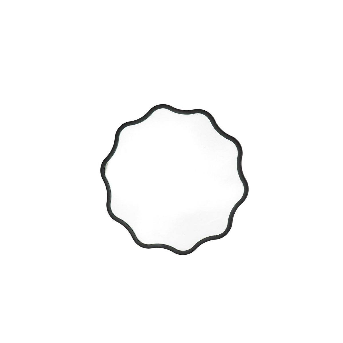 Make up Mirror - Round - Black - 25x1x25cm