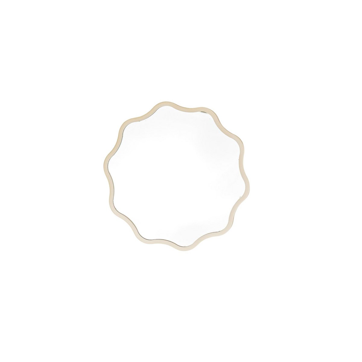 Make up Mirror - Round - Sand - 25x1x25cm