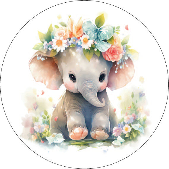 Muurcirkel Baby olifant