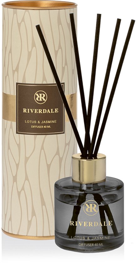 Riverdale Geurstokjes Lotus & Jasmijn 40ml