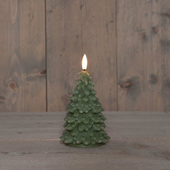 Led kerstboom Groen 15 cm