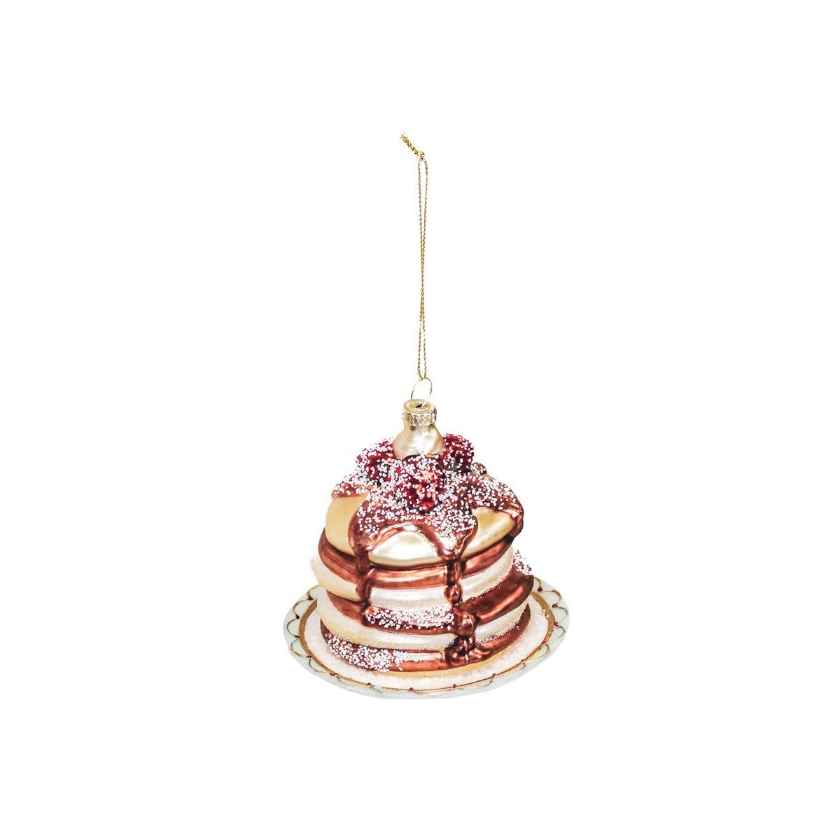 Xmas Hanger - Pancake - Glass - 10x10x9,5cm